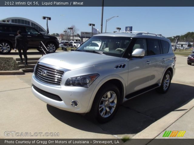 2012 Infiniti QX 56 in Liquid Platinum