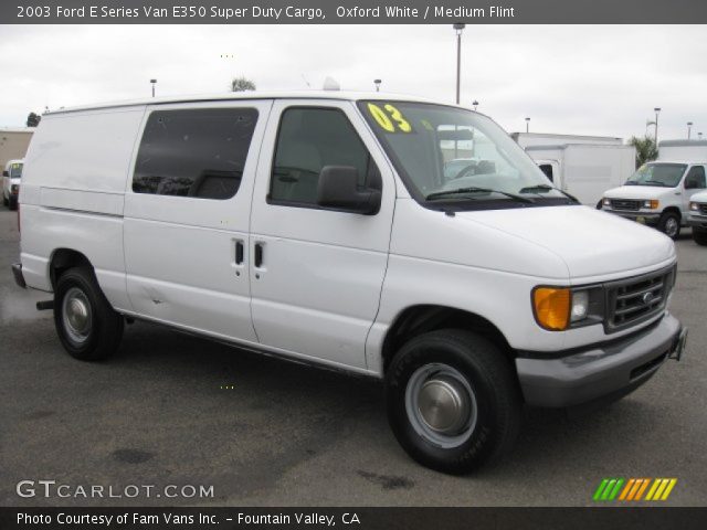 2003 Ford E Series Van E350 Super Duty Cargo in Oxford White