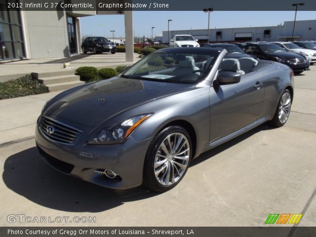 2012 Infiniti G 37 Convertible in Graphite Shadow