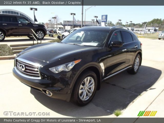 2012 Infiniti FX 35 AWD in Black Obsidian