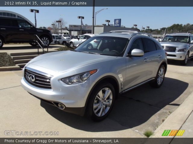 2012 Infiniti FX 35 in Liquid Platinum