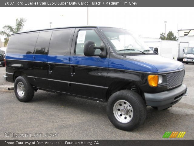 2007 Ford E Series Van E350 Super Duty Cargo in Black