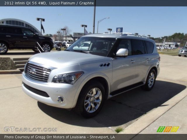2012 Infiniti QX 56 4WD in Liquid Platinum
