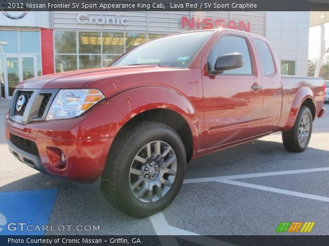 2012 Nissan Frontier SV Sport Appearance King Cab in Lava Red
