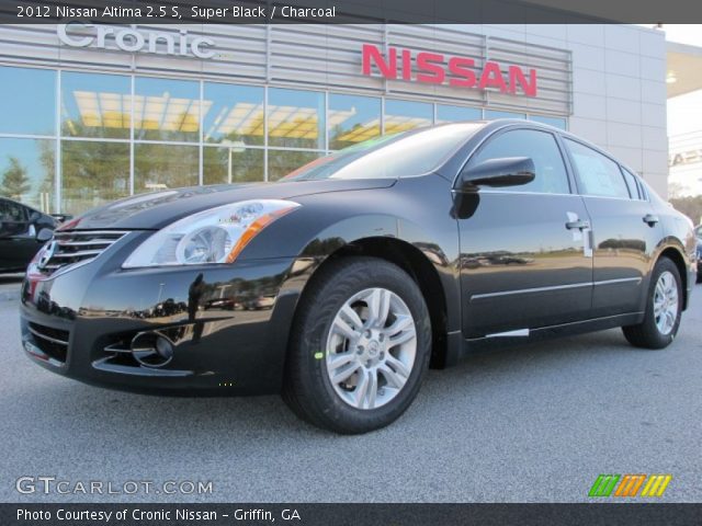 2012 Nissan Altima 2.5 S in Super Black