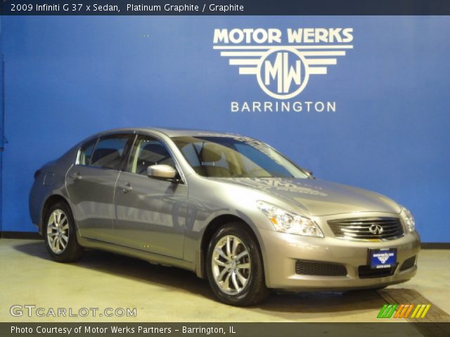 2009 Infiniti G 37 x Sedan in Platinum Graphite