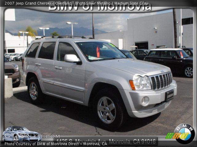 2007 Jeep Grand Cherokee Overland in Bright Silver Metallic