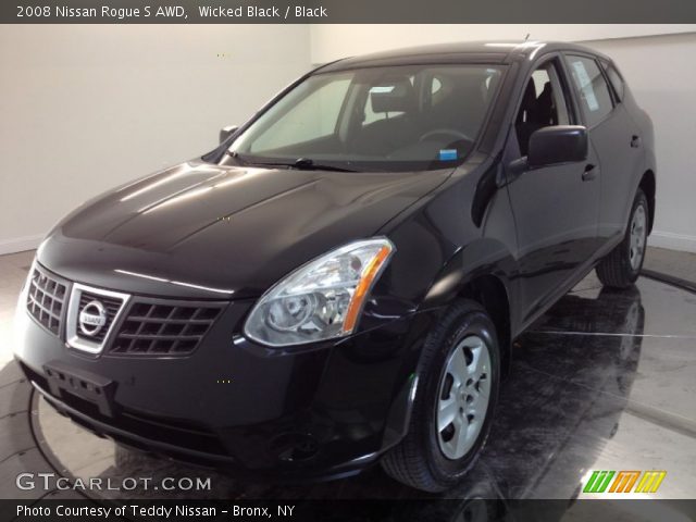 2008 Nissan Rogue S AWD in Wicked Black