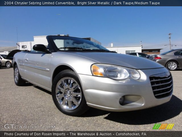 2004 Chrysler Sebring Limited Convertible in Bright Silver Metallic