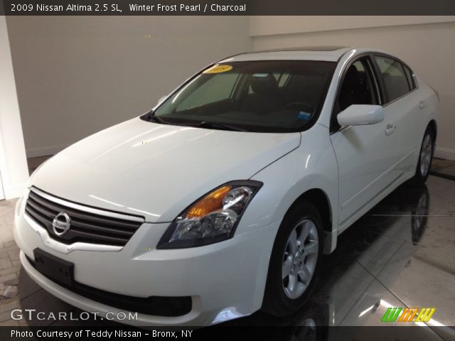 2009 Nissan Altima 2.5 SL in Winter Frost Pearl