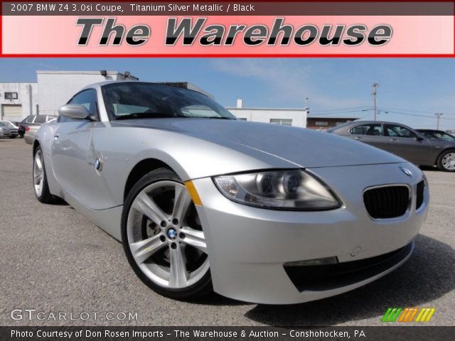 2007 BMW Z4 3.0si Coupe in Titanium Silver Metallic