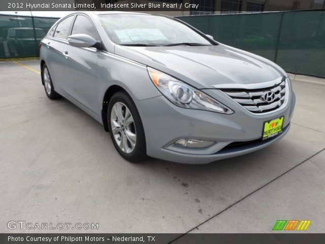 2012 Hyundai Sonata Limited in Iridescent Silver Blue Pearl