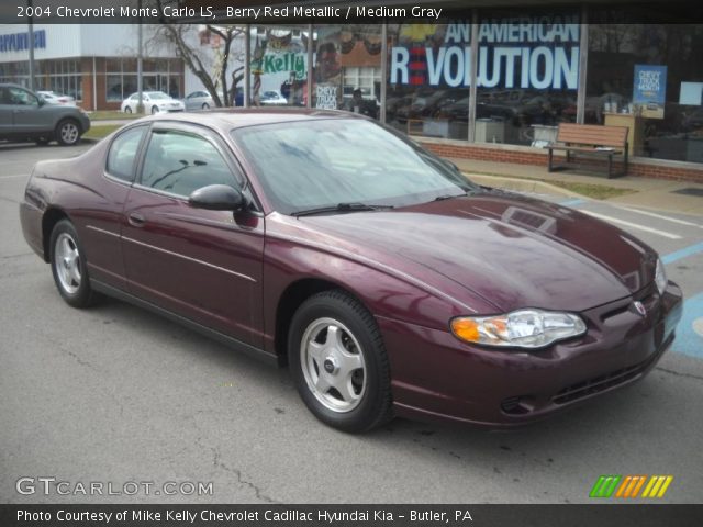 2004 Chevrolet Monte Carlo LS in Berry Red Metallic