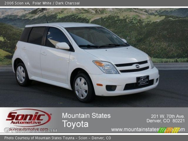 2006 Scion xA  in Polar White