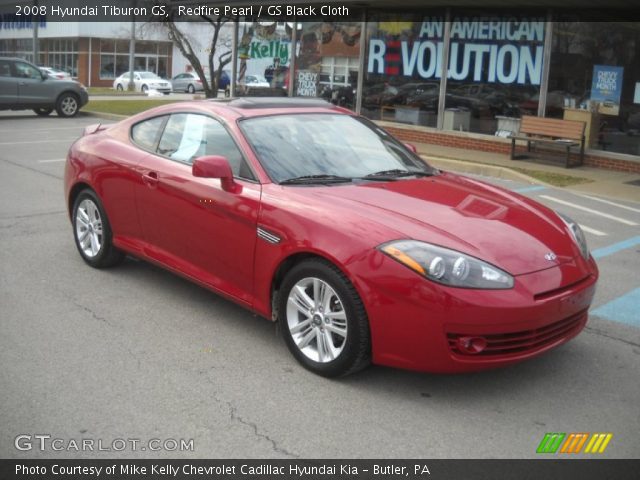 2008 Hyundai Tiburon GS in Redfire Pearl