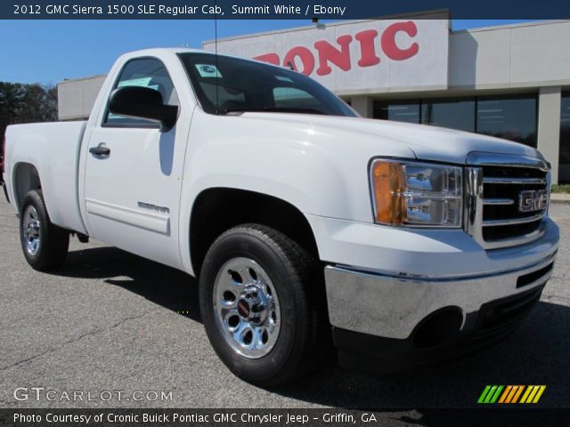 2012 GMC Sierra 1500 SLE Regular Cab in Summit White