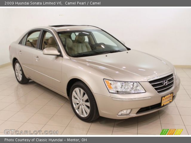 2009 Hyundai Sonata Limited V6 in Camel Pearl