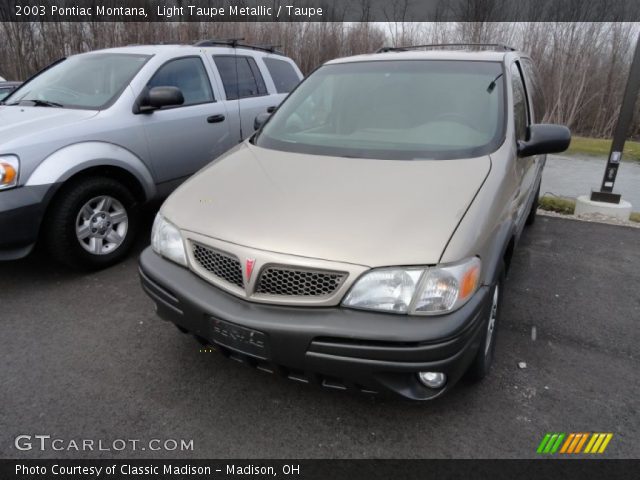 2003 Pontiac Montana  in Light Taupe Metallic