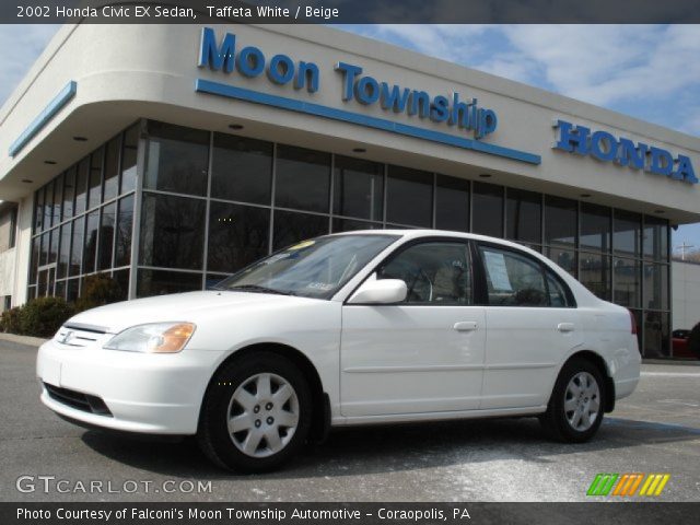 2002 Honda Civic EX Sedan in Taffeta White