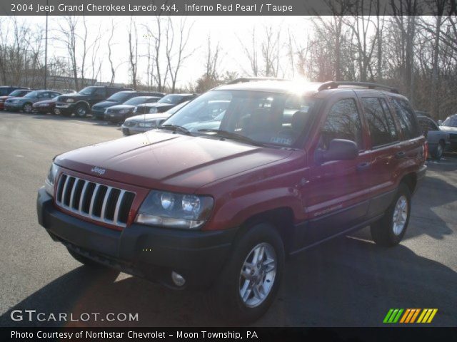 2004 Jeep Grand Cherokee Laredo 4x4 in Inferno Red Pearl