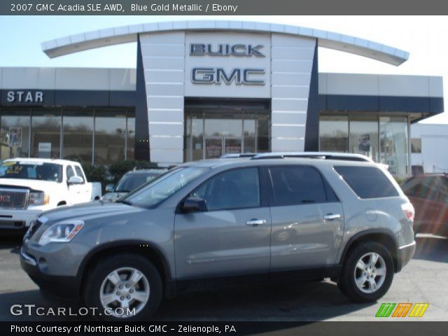 2007 GMC Acadia SLE AWD in Blue Gold Metallic