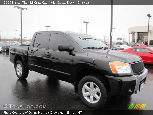 2009 Nissan Titan LE Crew Cab 4x4 in Galaxy Black