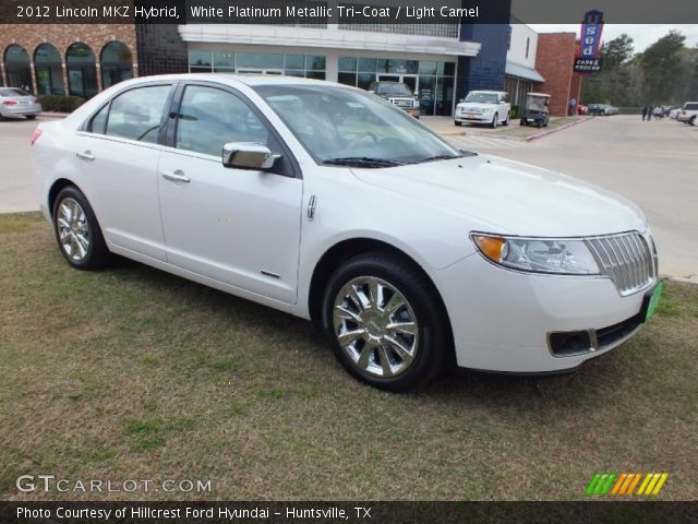 2012 Lincoln MKZ Hybrid in White Platinum Metallic Tri-Coat