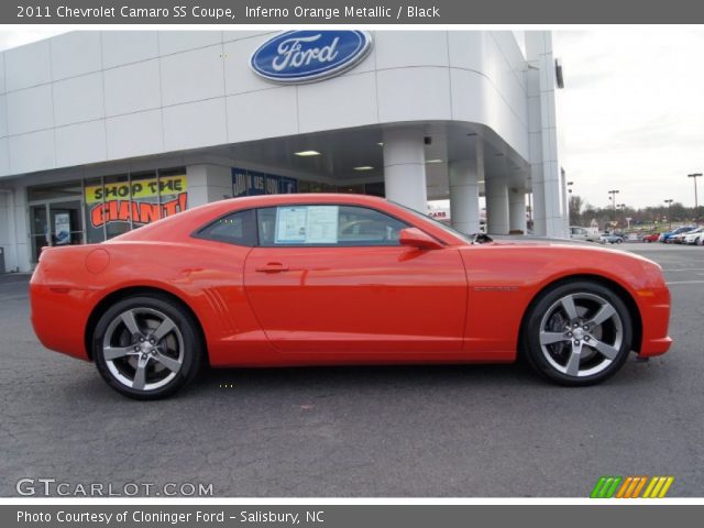 2011 Chevrolet Camaro SS Coupe in Inferno Orange Metallic
