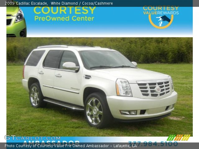 2009 Cadillac Escalade  in White Diamond