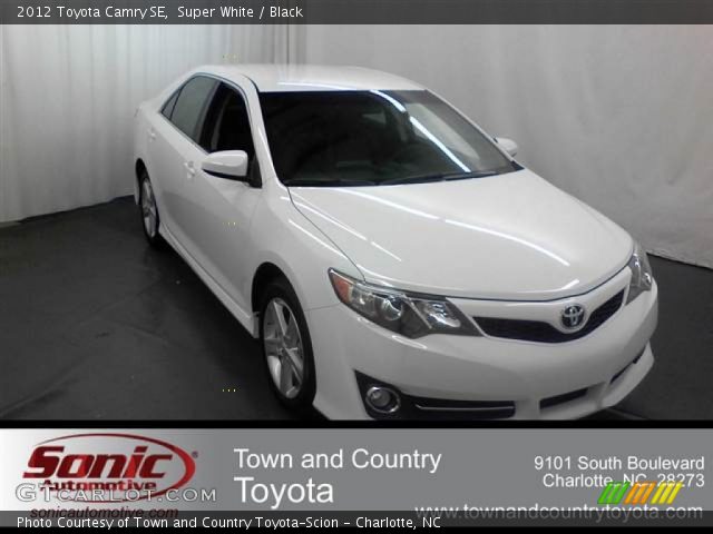 2012 Toyota Camry SE in Super White