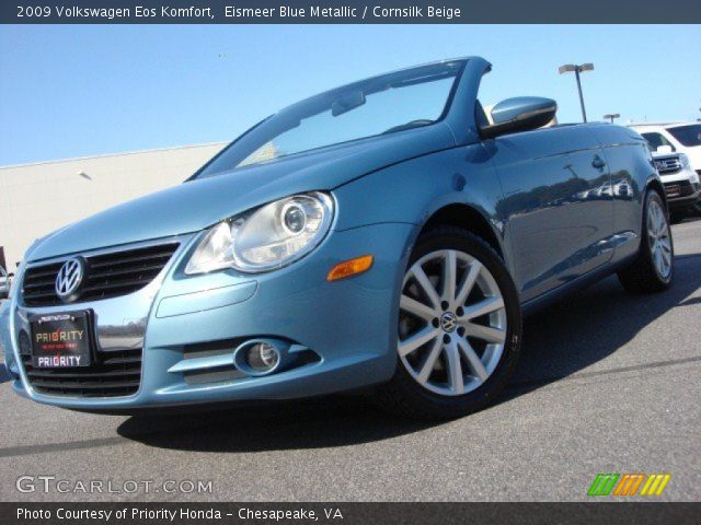 2009 Volkswagen Eos Komfort in Eismeer Blue Metallic