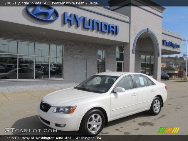 2006 Hyundai Sonata GLS in Powder White Pearl