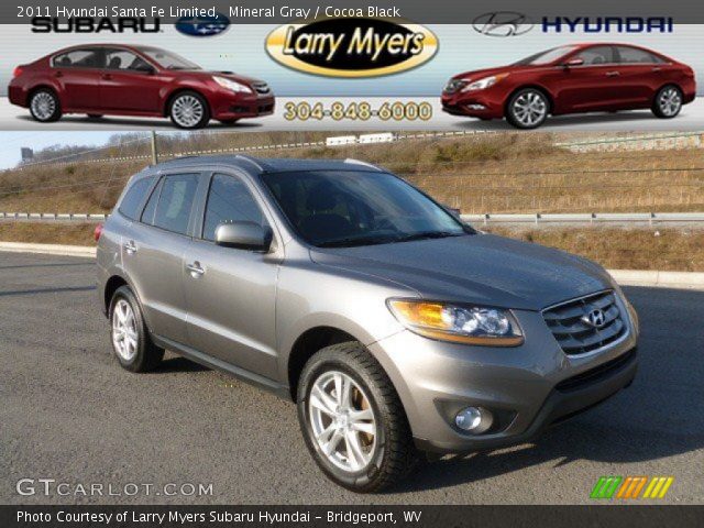2011 Hyundai Santa Fe Limited in Mineral Gray
