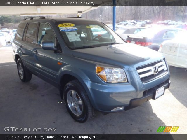 2008 Honda Pilot EX 4WD in Steel Blue Metallic