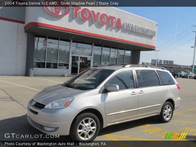 2004 Toyota Sienna XLE AWD in Silver Shadow Pearl