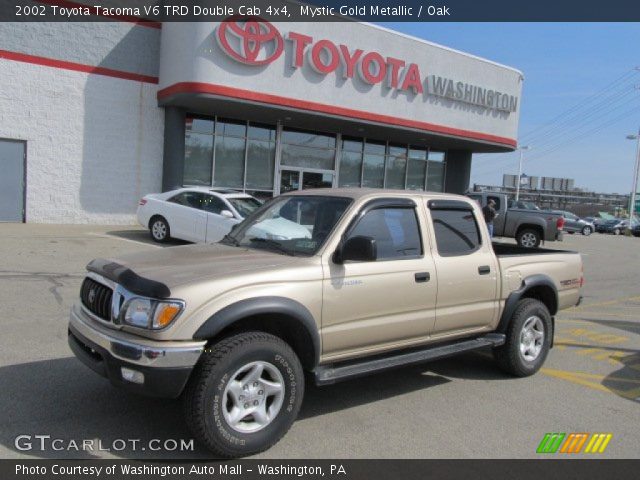 2002 Toyota Tacoma V6 TRD Double Cab 4x4 in Mystic Gold Metallic