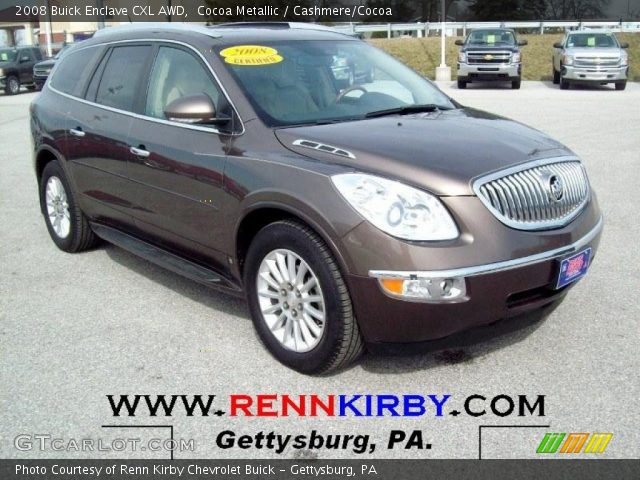 2008 Buick Enclave CXL AWD in Cocoa Metallic