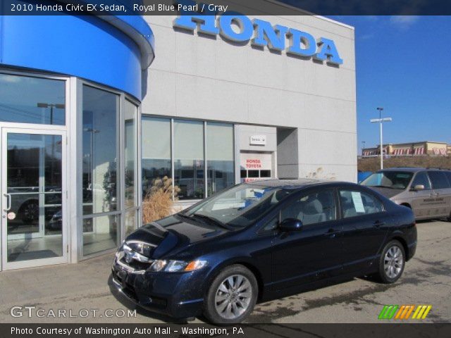2010 Honda Civic EX Sedan in Royal Blue Pearl