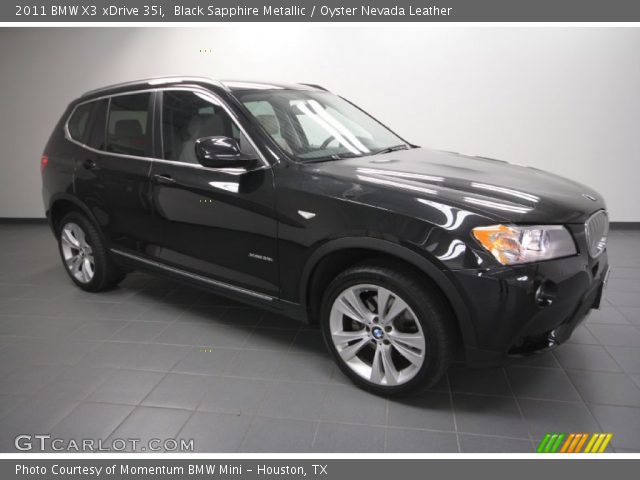 2011 BMW X3 xDrive 35i in Black Sapphire Metallic