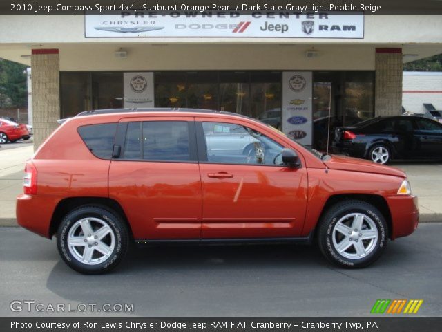 2010 Jeep Compass Sport 4x4 in Sunburst Orange Pearl