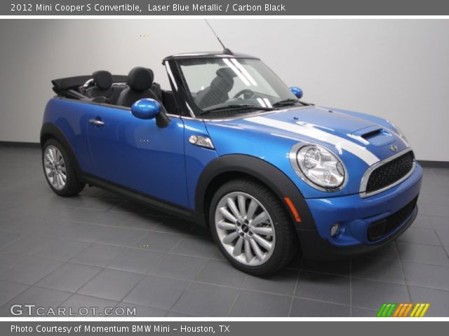 2012 Mini Cooper S Convertible in Laser Blue Metallic
