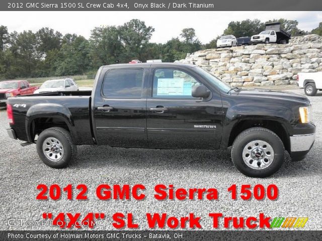 2012 GMC Sierra 1500 SL Crew Cab 4x4 in Onyx Black