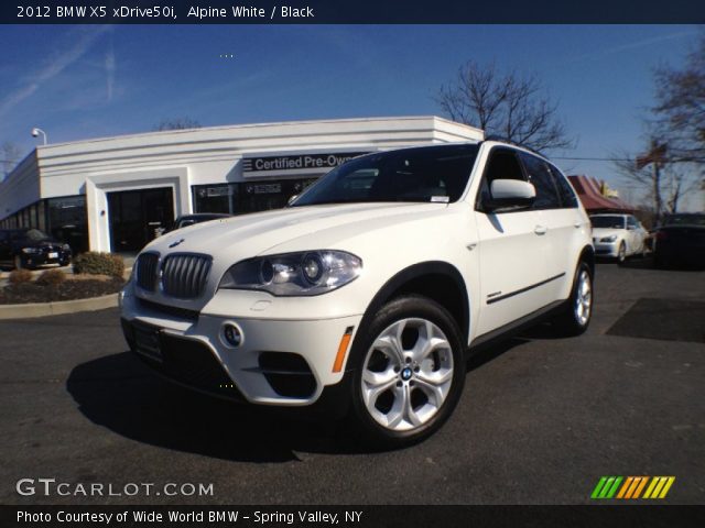 2012 BMW X5 xDrive50i in Alpine White