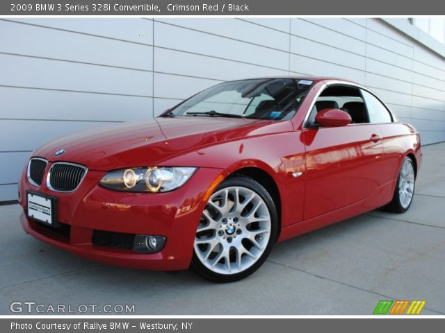2009 BMW 3 Series 328i Convertible in Crimson Red