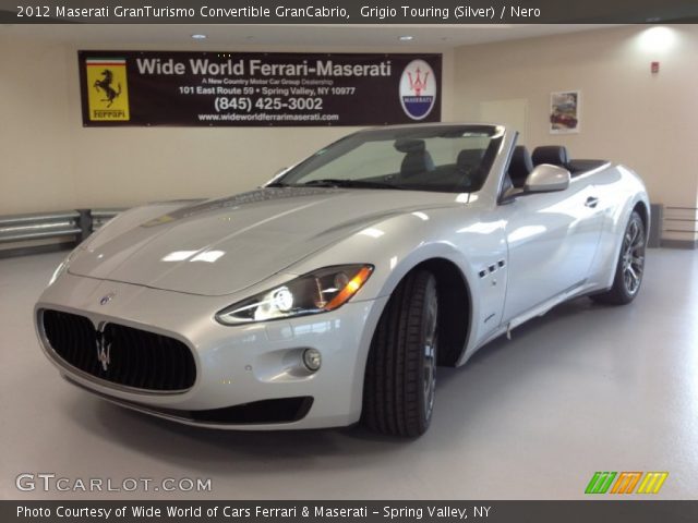 2012 Maserati GranTurismo Convertible GranCabrio in Grigio Touring (Silver)