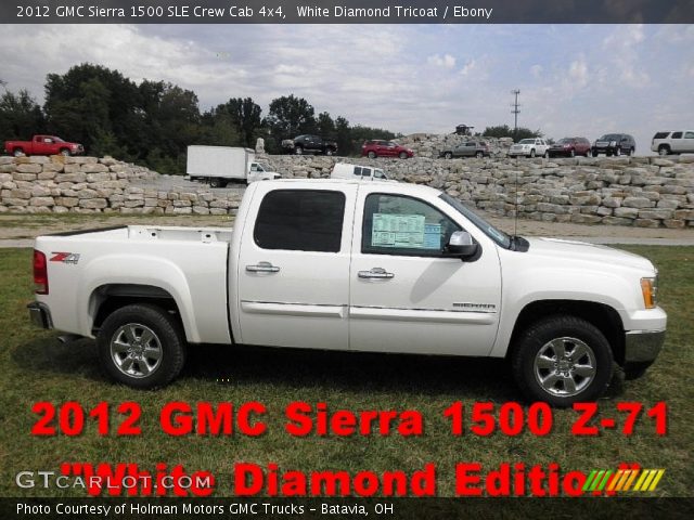 2012 GMC Sierra 1500 SLE Crew Cab 4x4 in White Diamond Tricoat
