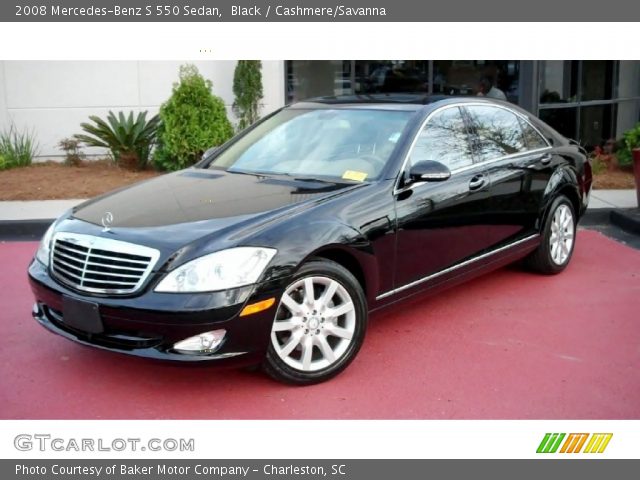 2008 Mercedes-Benz S 550 Sedan in Black