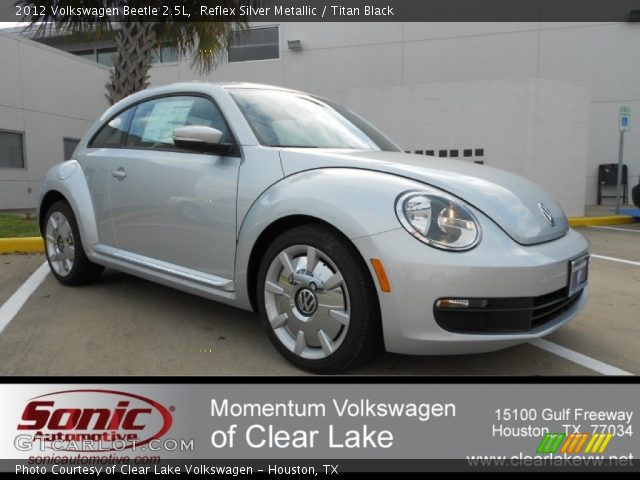 2012 Volkswagen Beetle 2.5L in Reflex Silver Metallic