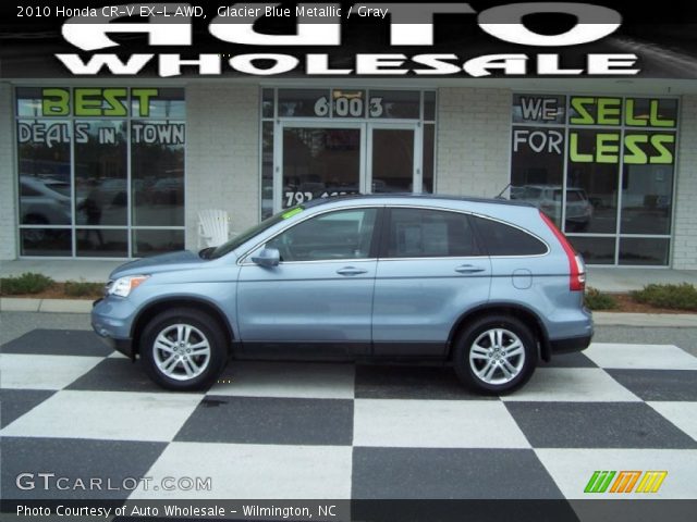 2010 Honda CR-V EX-L AWD in Glacier Blue Metallic