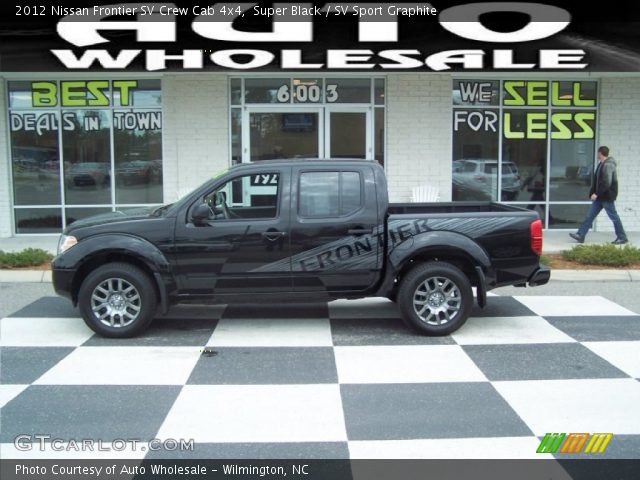 2012 Nissan Frontier SV Crew Cab 4x4 in Super Black